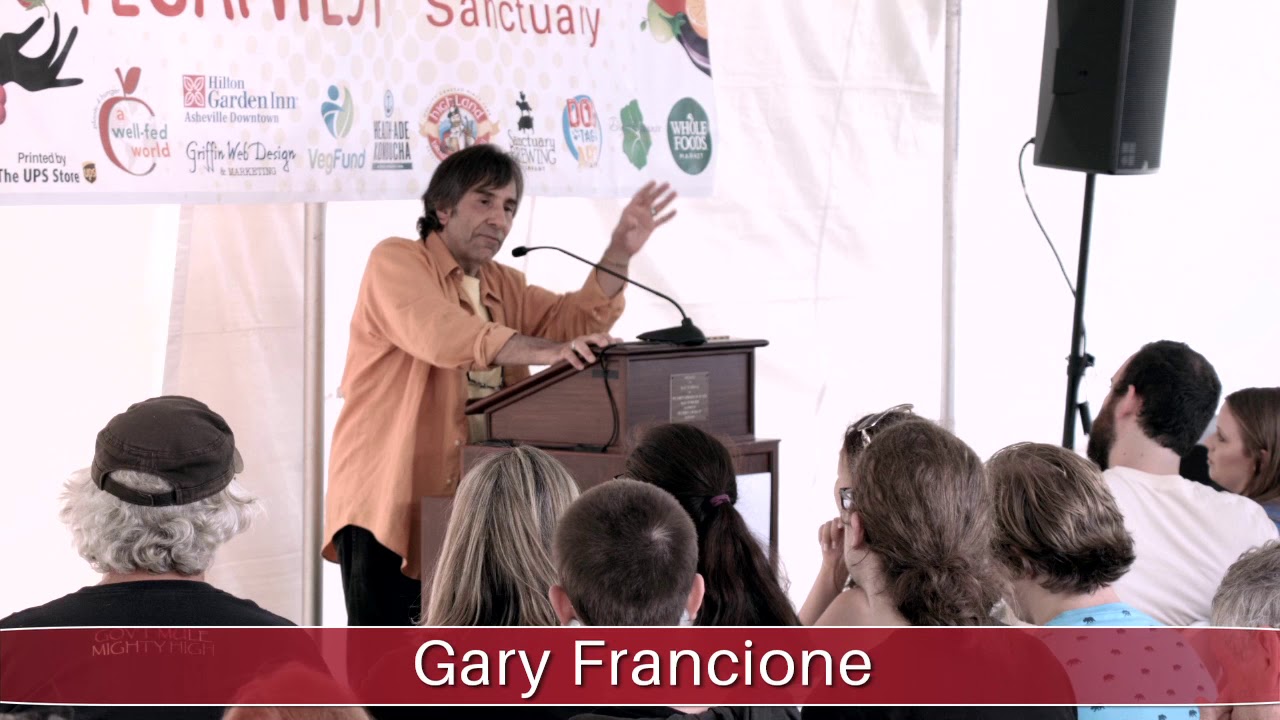 Asheville VeganFest 2017 - Gary Francione