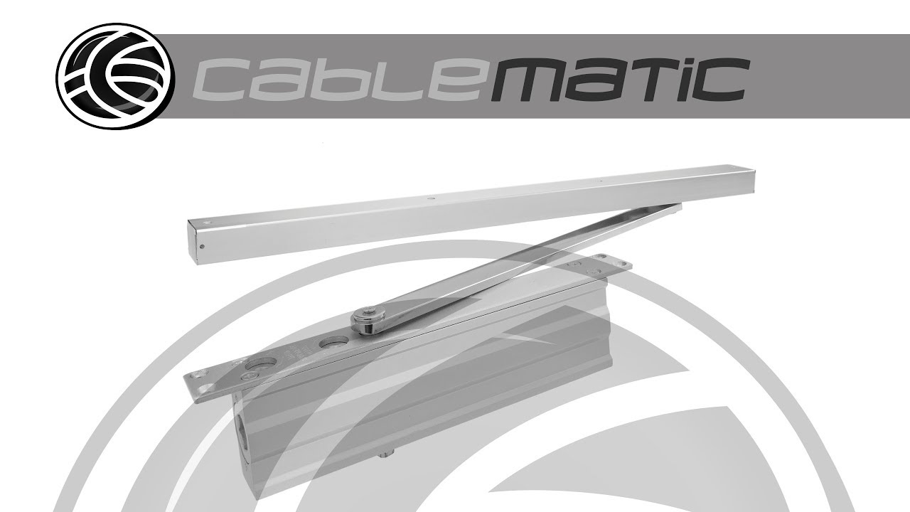 Cierre autom&aacute;tico de puertas de gu&iacute;a deslizante - distribuido por CABLEMATIC &reg;