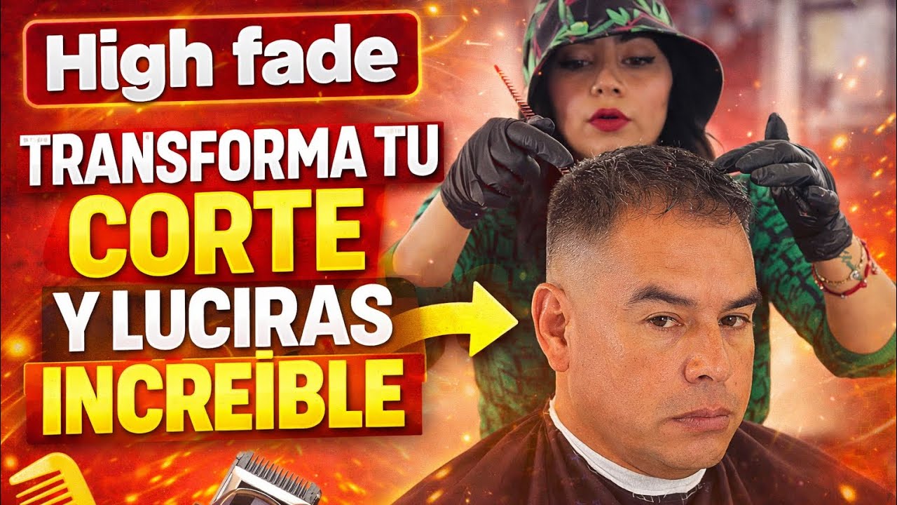  HIGH FADE PROFESIONAL 💈 Técnica de Academia | Difuminado Perfecto
