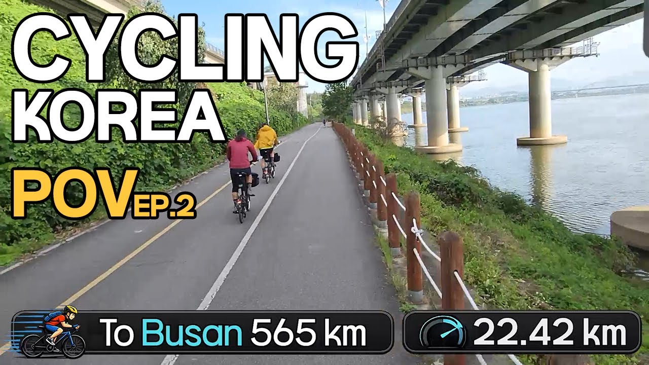 Cycling Korea, Seoul to Busan- EP.02 | Going through small town restaurants