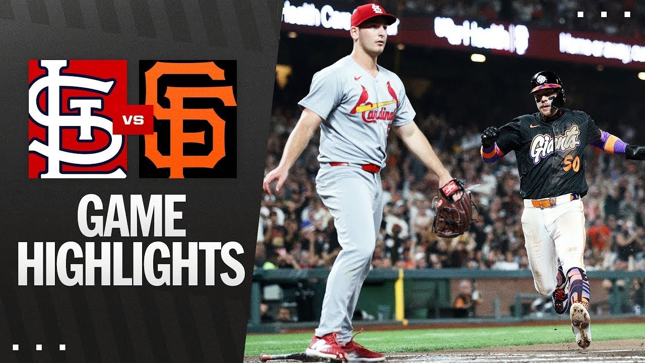 Cardinals vs Giants Highlights (9/23/25) | Exciting MLB Game Recap & Key Moments