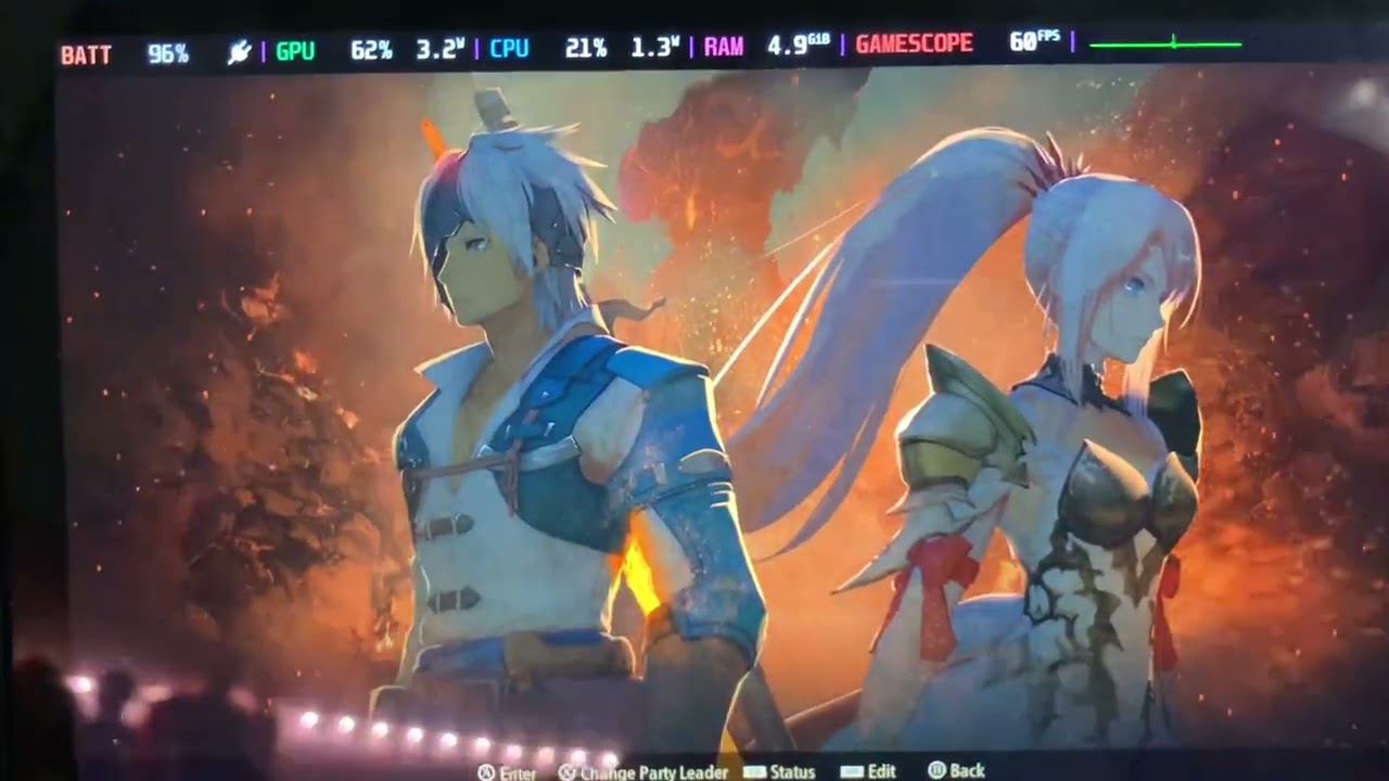 Tales of Arise on Steam Deck (60 fps)