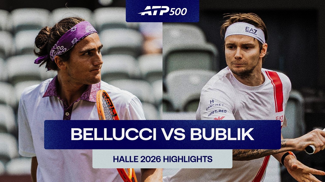 Mattia Bellucci vs. Alexander Bublik Highlights | Halle 2026 Round 1