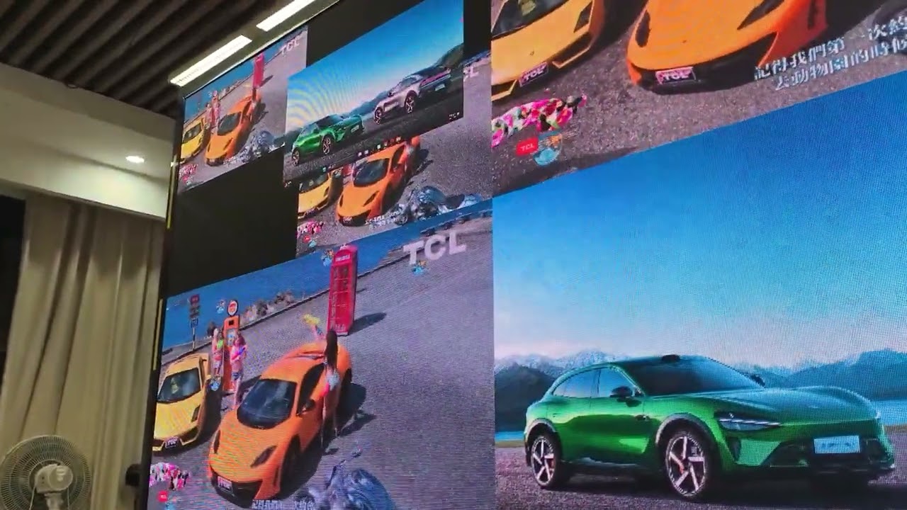 VPM Video Wall Processor works with the LED screens for different layouts 