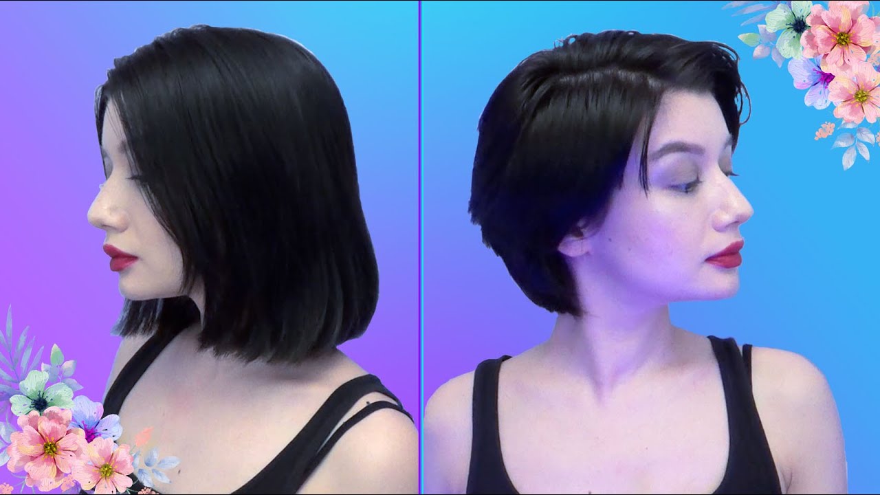 GIVING MYSELF A SHORT HAIRCUT! (DIY: SHORT HAIRCUT)