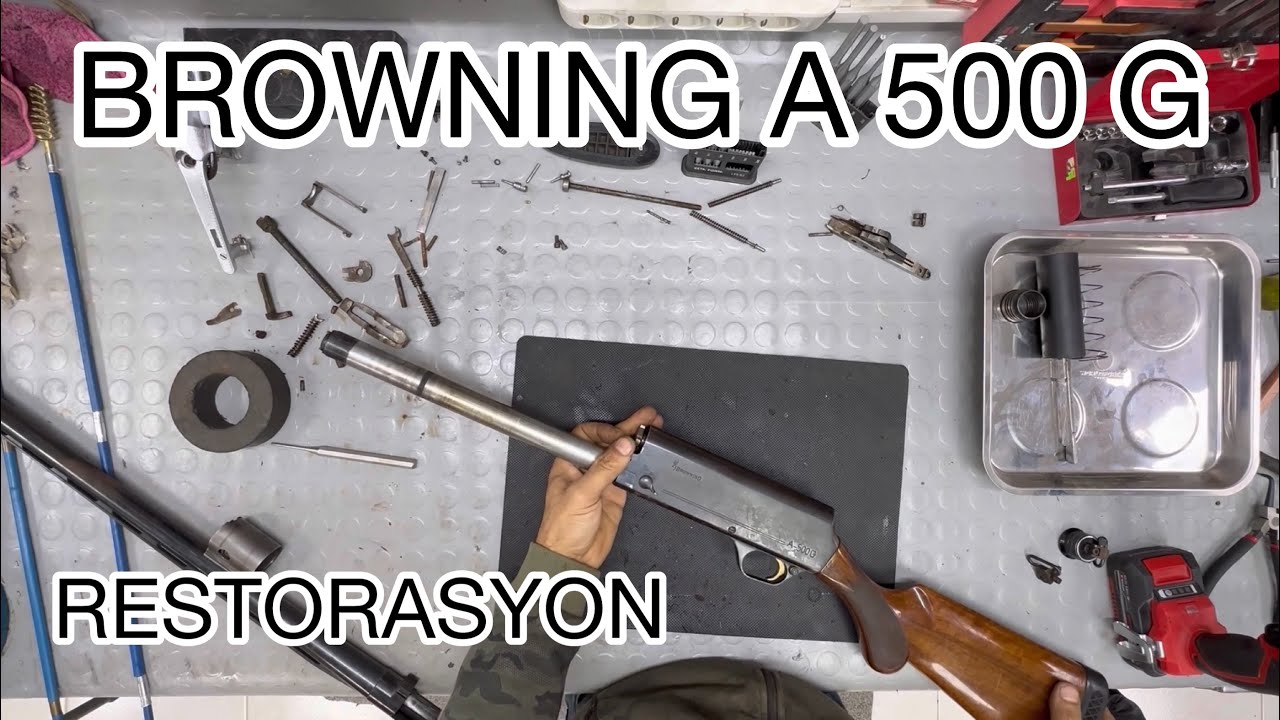 Brownıng A 500 G av tüfeği boyama restorasyon