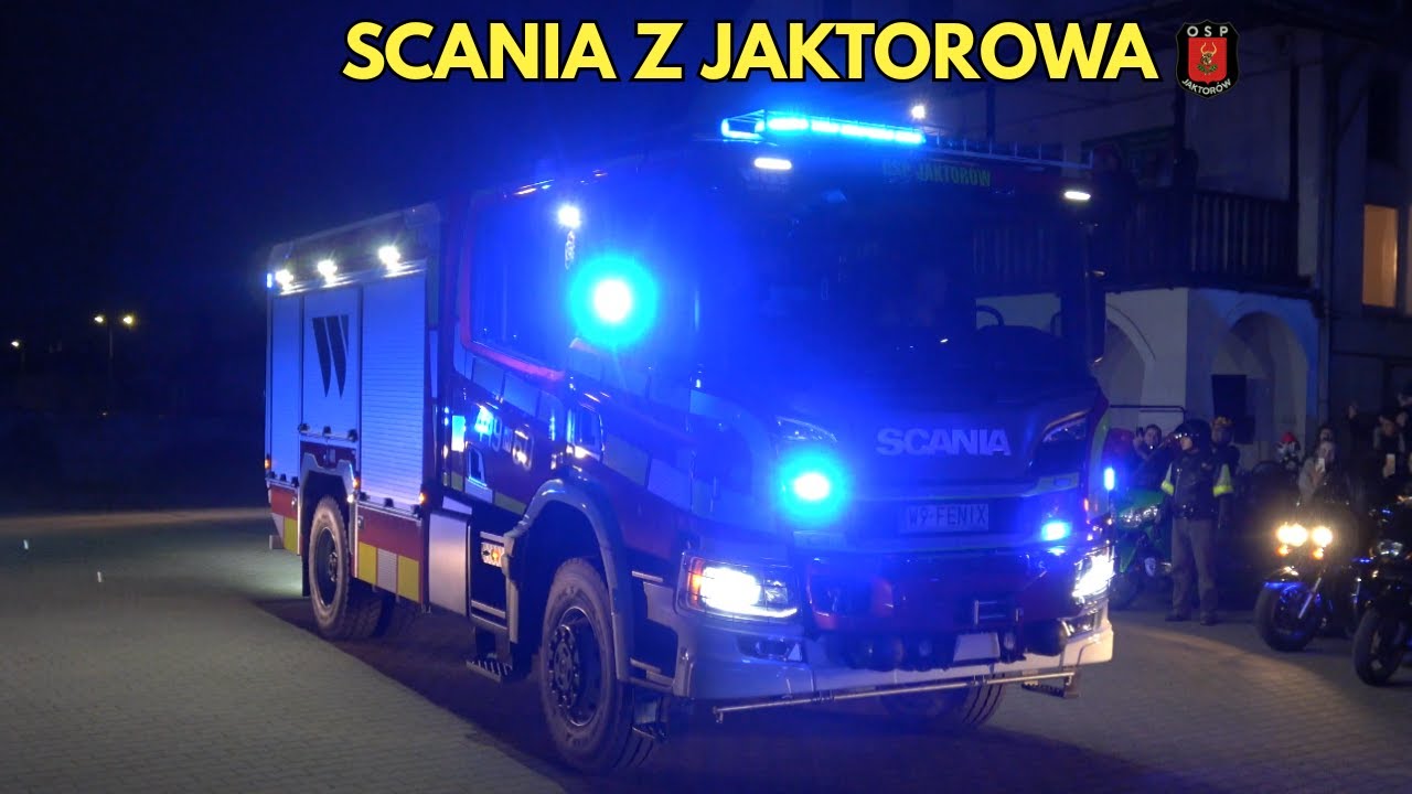 NOWA SCANIA Z EQ2B DLA OSP JAKTORÓW! Powitanie wozu 449[M]60 GBA Scania P360/WISS