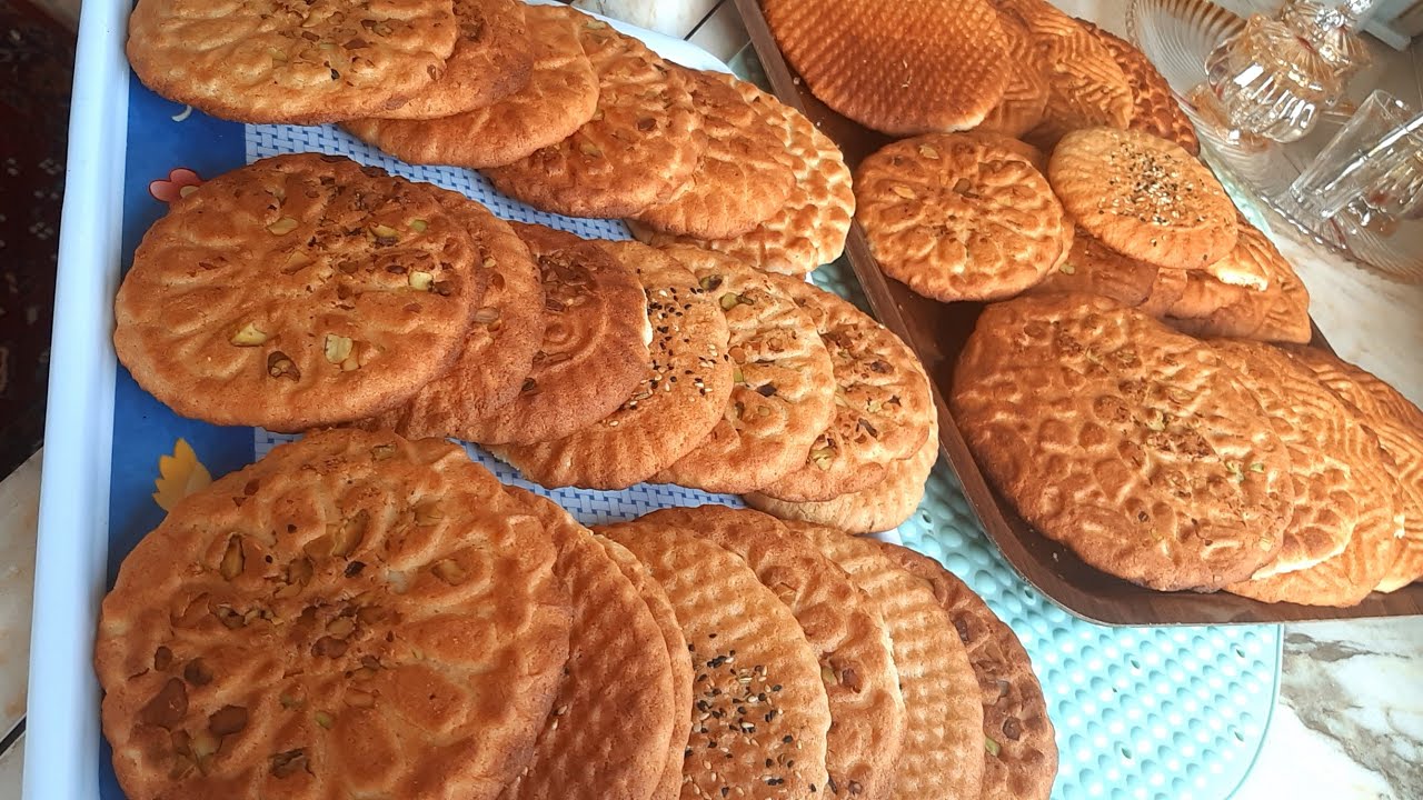 بسكويت الطابع بجوز الهند حضري للعيد بأسهل طريقة وبكمية وفيرة coconut biscuits