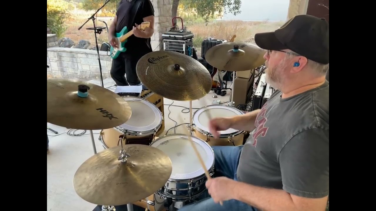 Blues Shuffle! Subbing on drums-SA Blue Cats