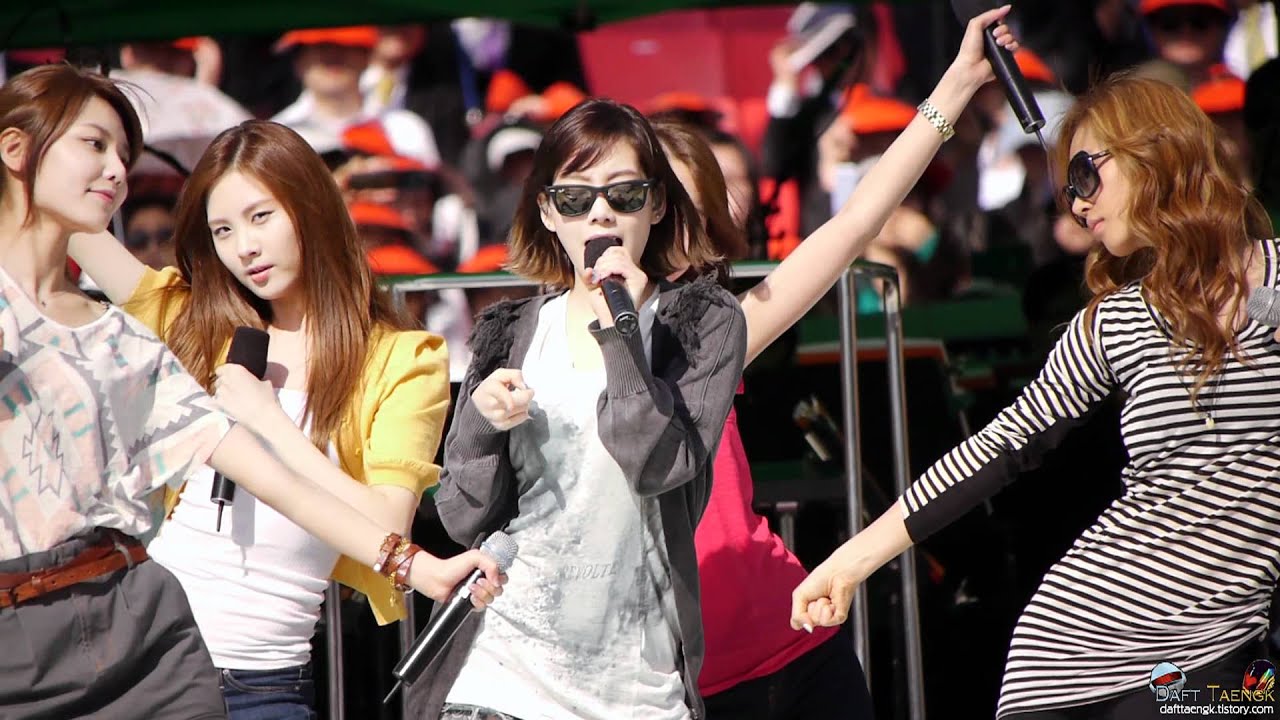 2011/05/14 평창 동계올림픽 유치기원 소녀시대 - Hoot 리허설 직캠 by DaftTaengk