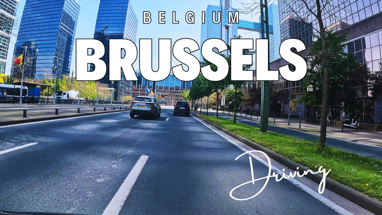 Exploring Brussels: A Drive Through the Heart of Europe | 4K HDR