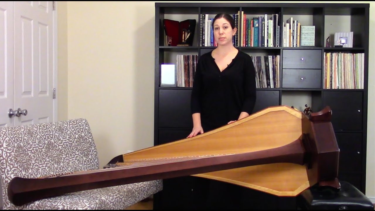 How to Lay a Pedal Harp on its Side, Harp Care, Maintenance, and Repair #17