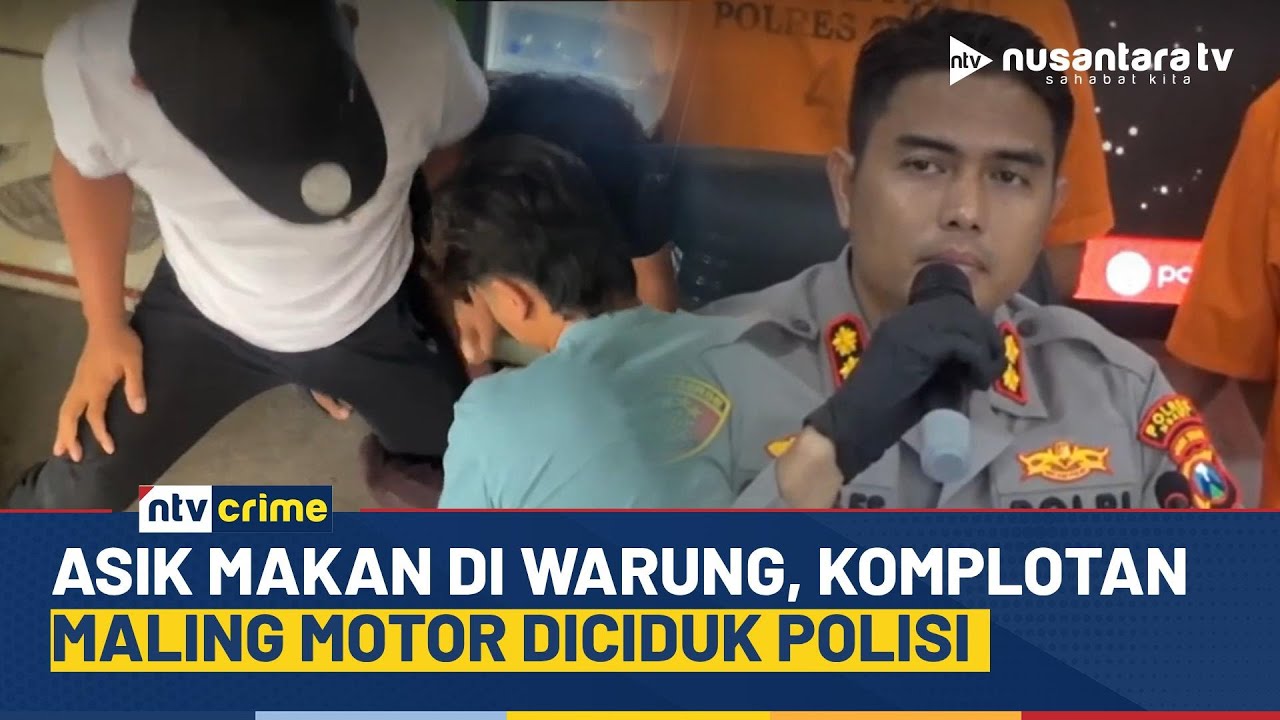 [LIVE] Asik Makan di Warung, Komplotan Maling Motor Diciduk Polisi | NTV CRIME