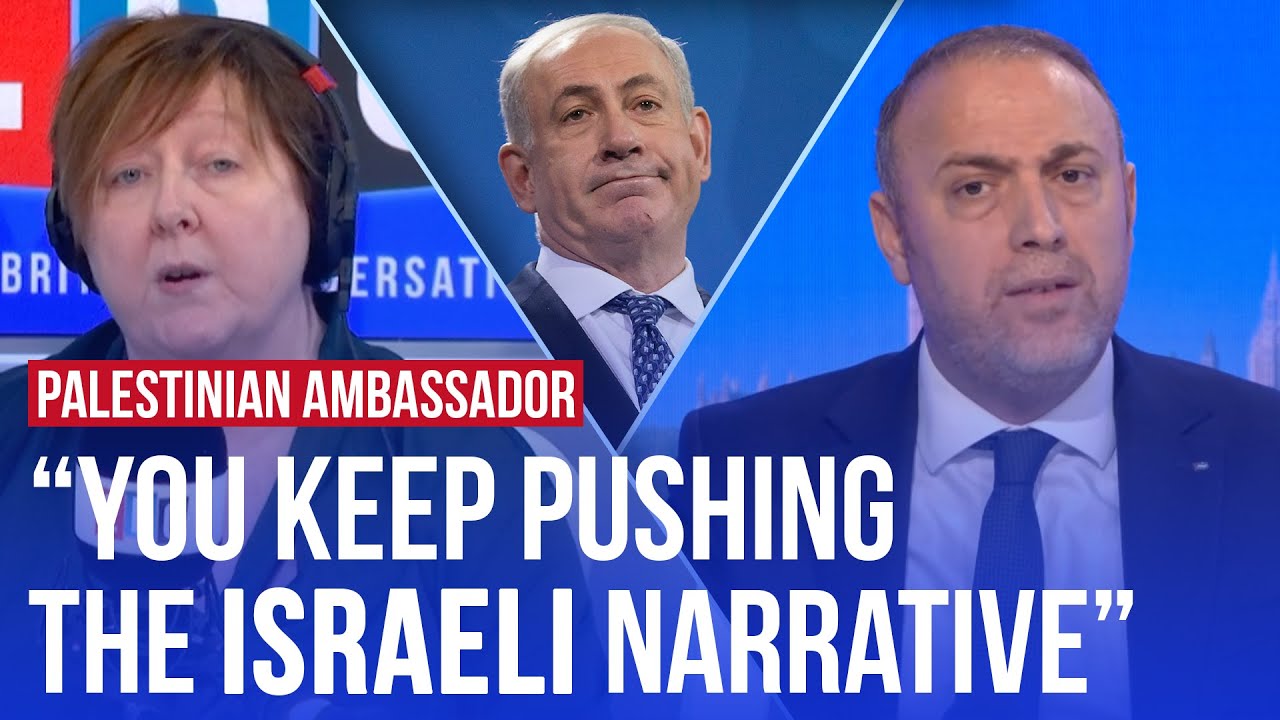 Husam Zomlot debates Shelagh Fogarty over mainstream media Gaza war coverage | LBC