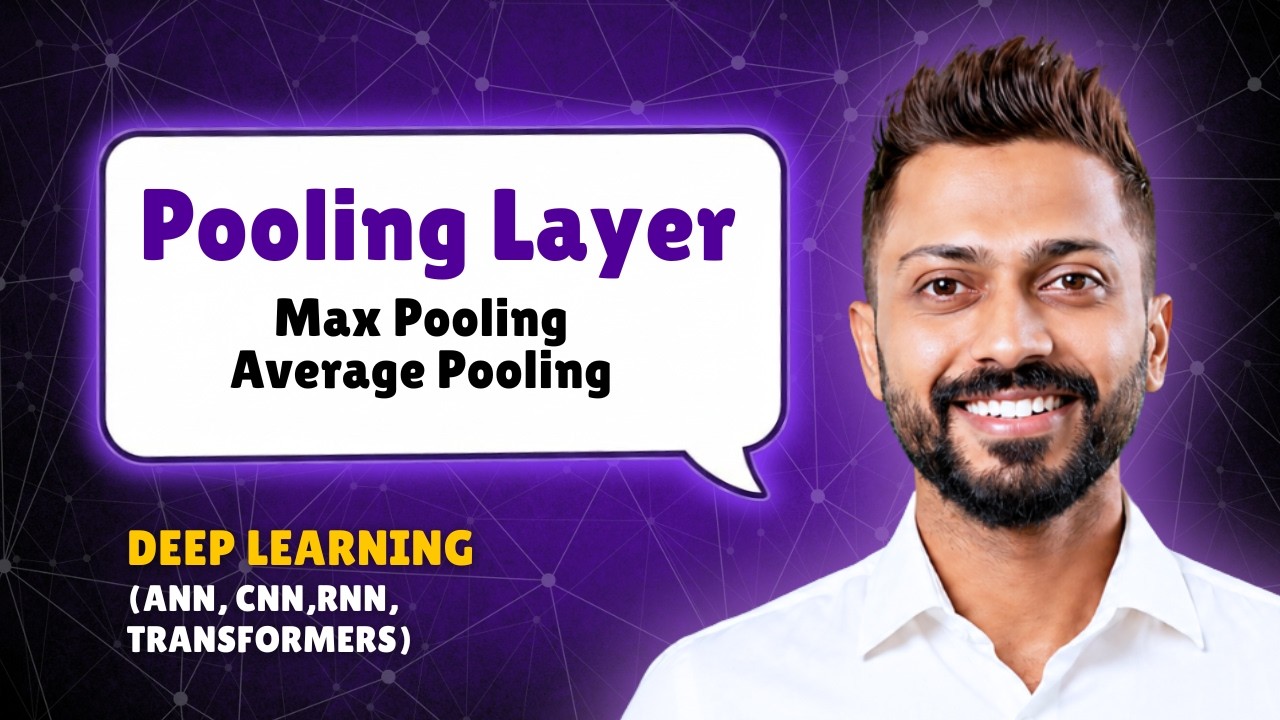 Introduction to Pooling Layer in CNN | Max Pooling, Average Pooling
