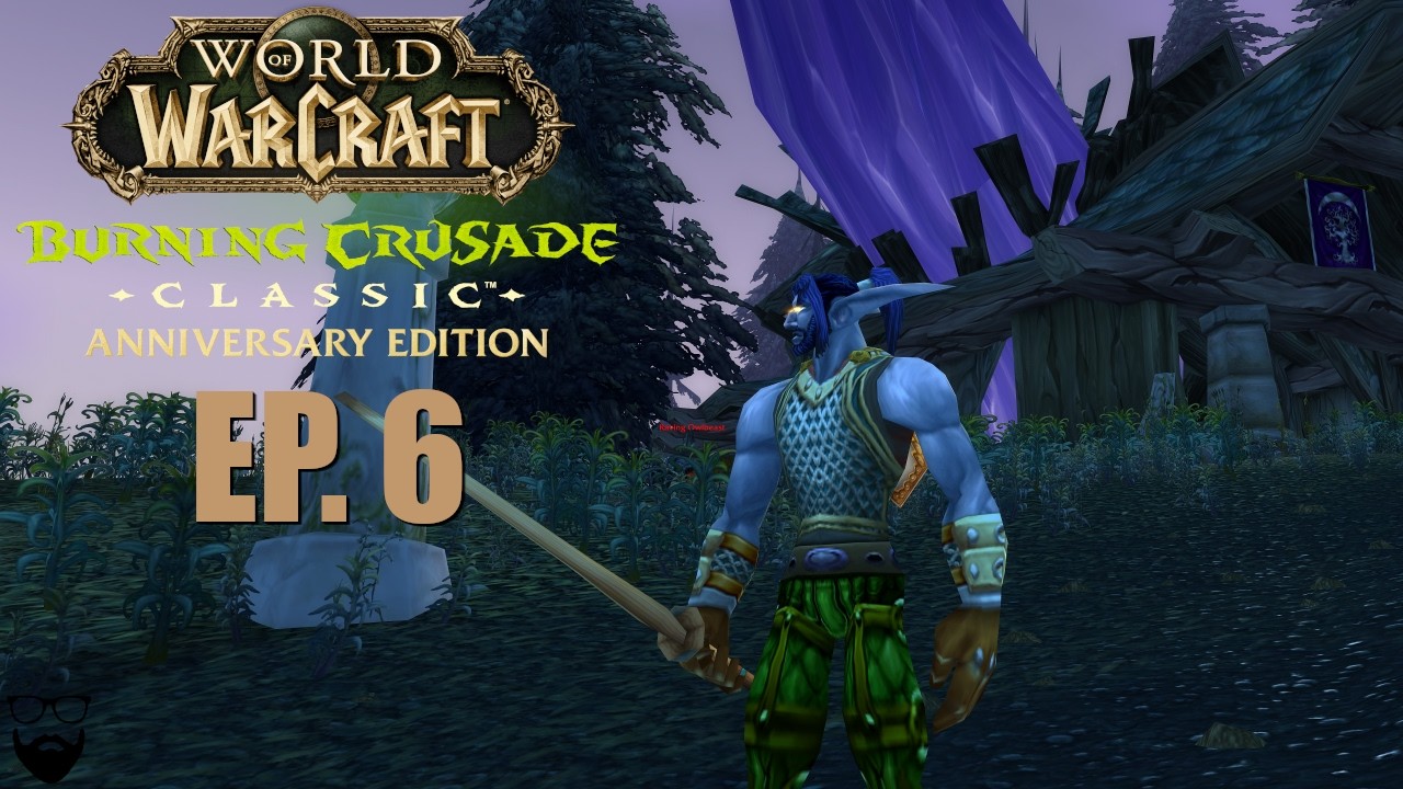 World of Warcraft Classic TBC - Night Elf Warrior Pt 6 - Immersive Relaxing Gameplay Walkthrough