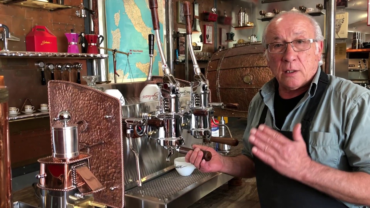 Spring lever double espresso