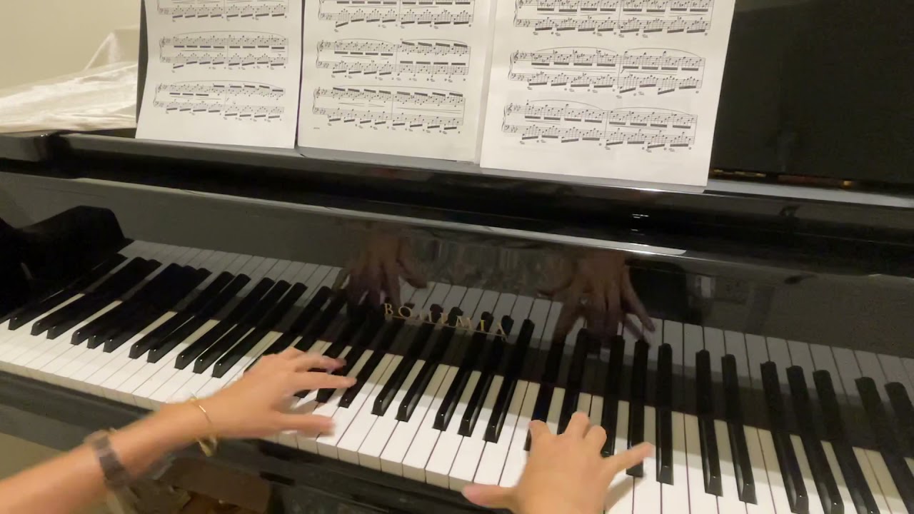 Chopin | Etude Op. 25, no. 1 | Month 1 | June 2021 [ Whole song, slow practice]
