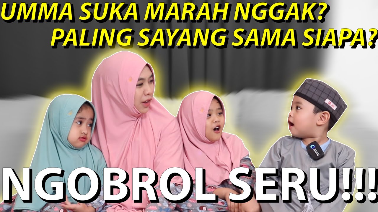 TRIO ABDULLAH REBUTAN MAU CERITA !!