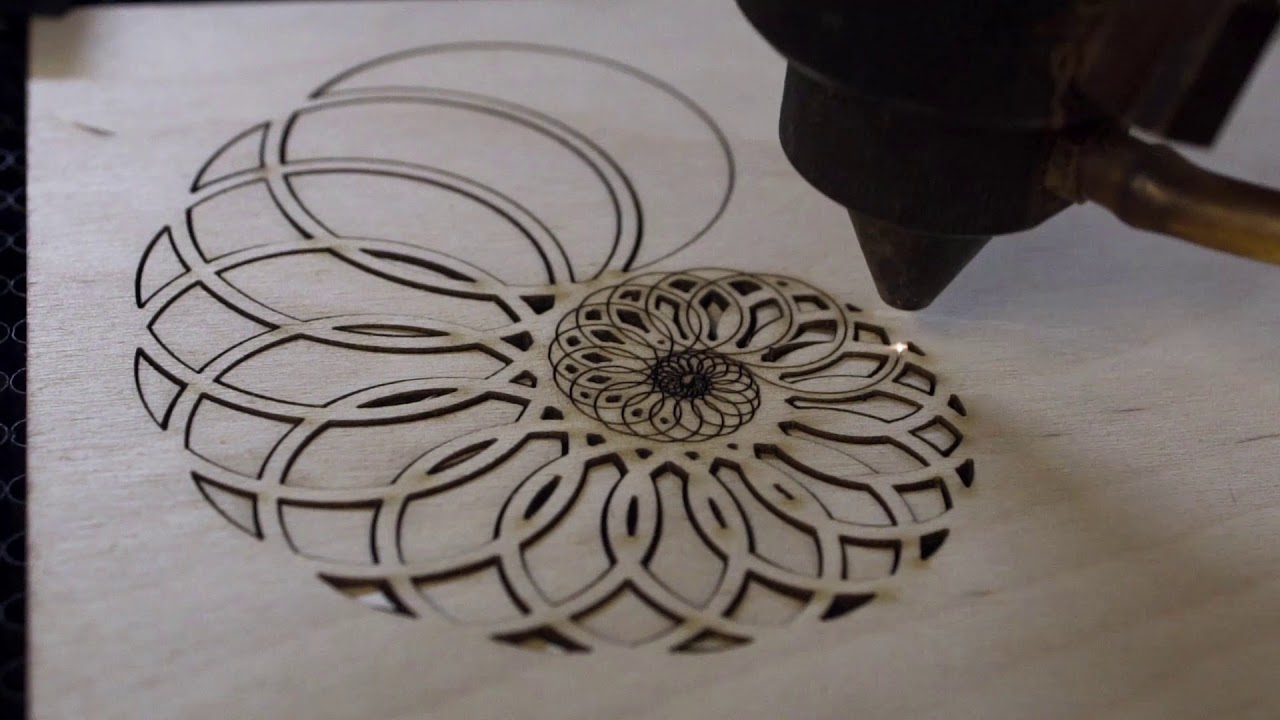 Nautilus Ornament - LaserTrees - Laser Cutting Video