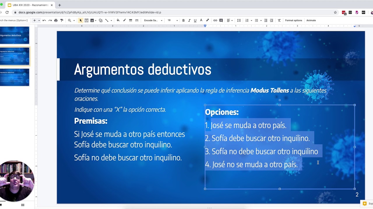 IPC: Repaso - Razonamientos deductivos