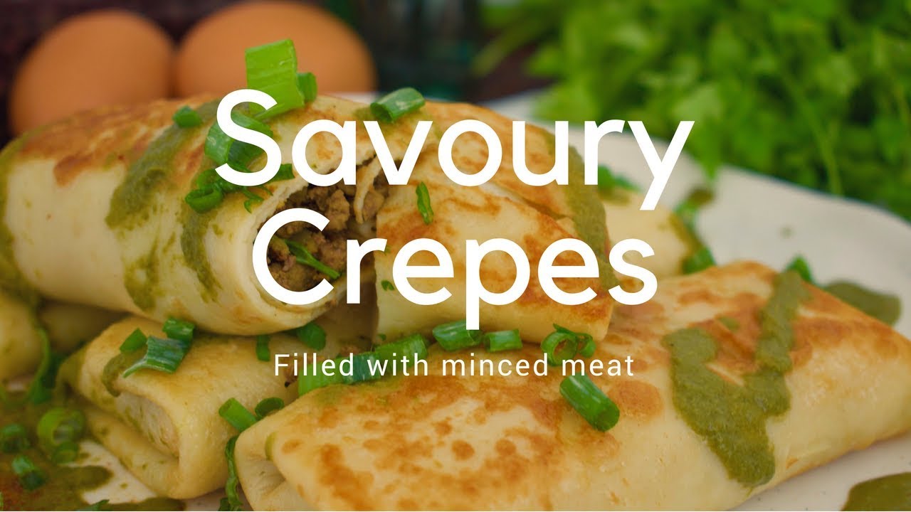 SAVOURY MINCED MEAT CREPES