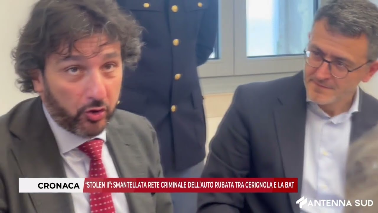 12 MAGGIO 2025 - “STOLEN II”: SMANTELLATA RETE CRIMINALE DELL’AUTO RUBATA TRA CERIGNOLA E LA BAT