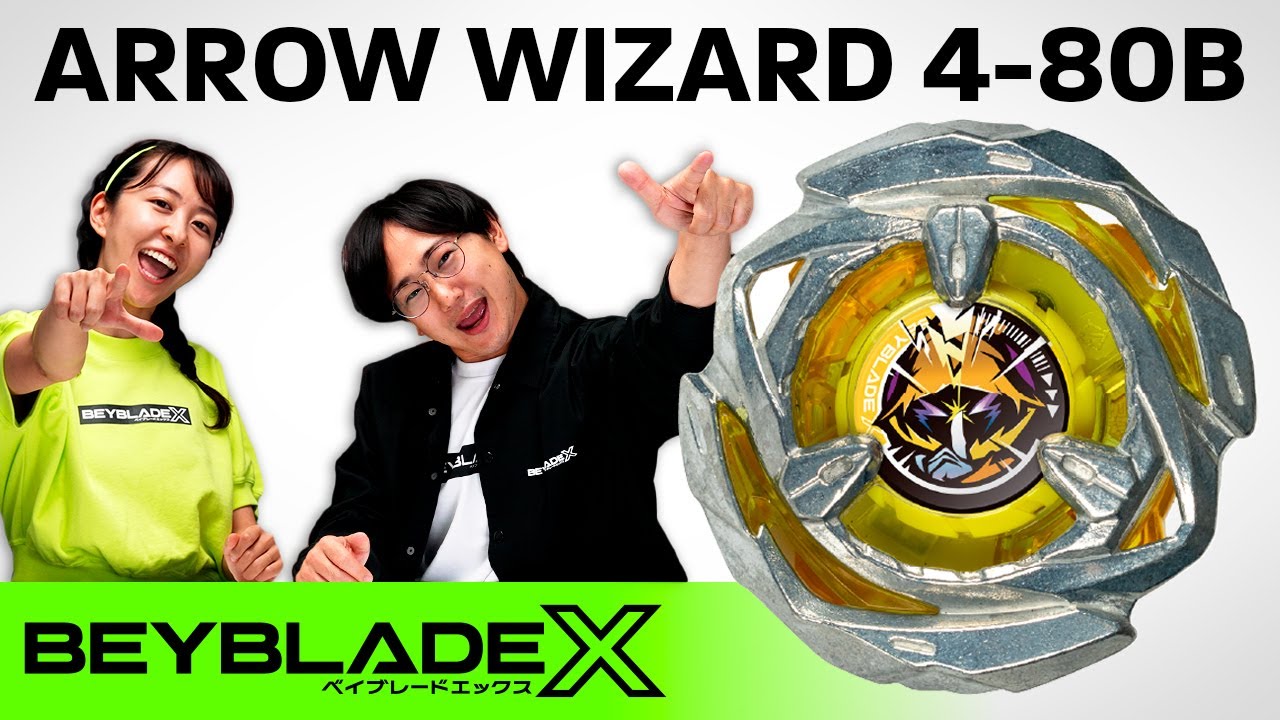 BEYBLADE X | Meet the new ARROW WIZARD 4-80B!!