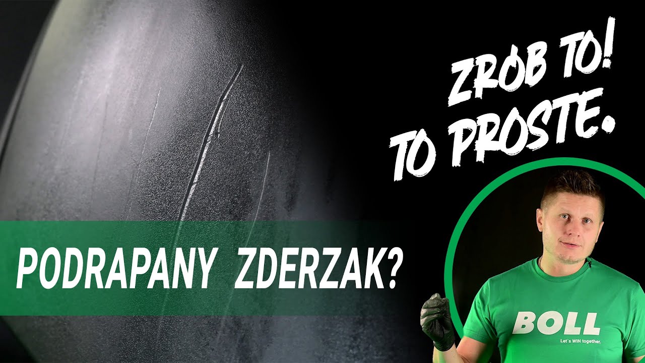 Jak naprawić porysowany lub przetarty zderzak? Z BOLL to proste!