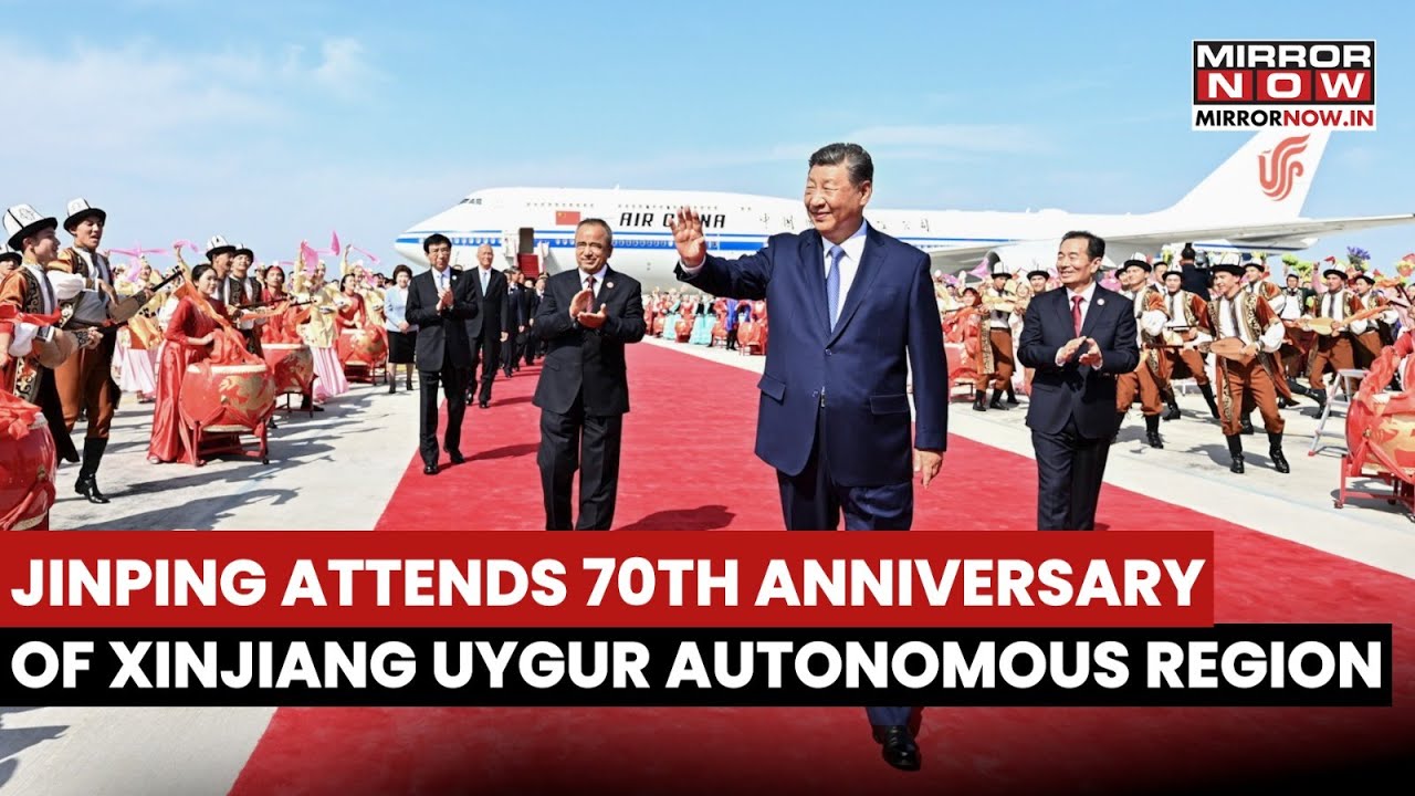 Xi Jinping Attends Celebration Of Xinjiang Uygur Autonomous Region's 70th founding anniversary