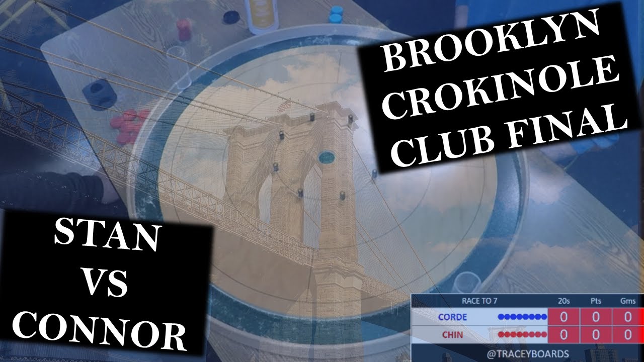 Brooklyn Crokinole Club Finals w/ Guest Commentary (Marc Ponzio) Competitors: Stan VS Connor