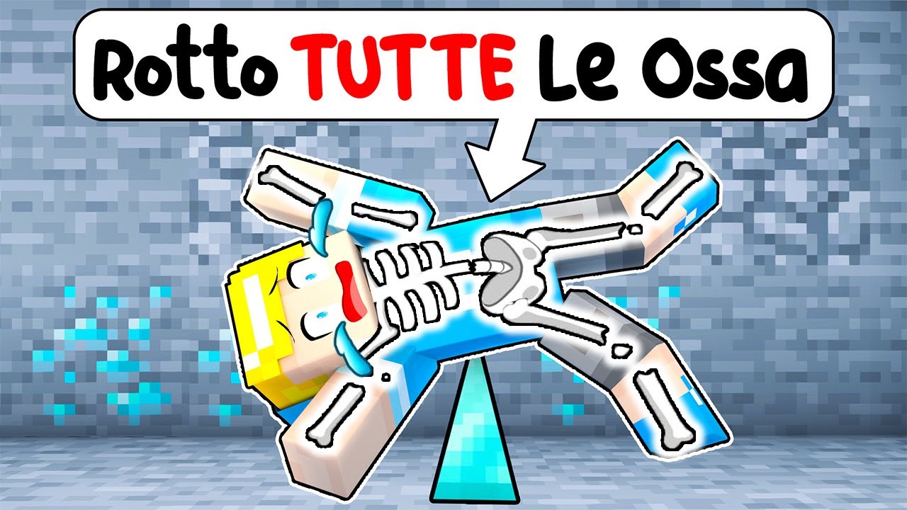 Sbriser Si è Rotto TUTTE LE OSSA Su Minecraft!