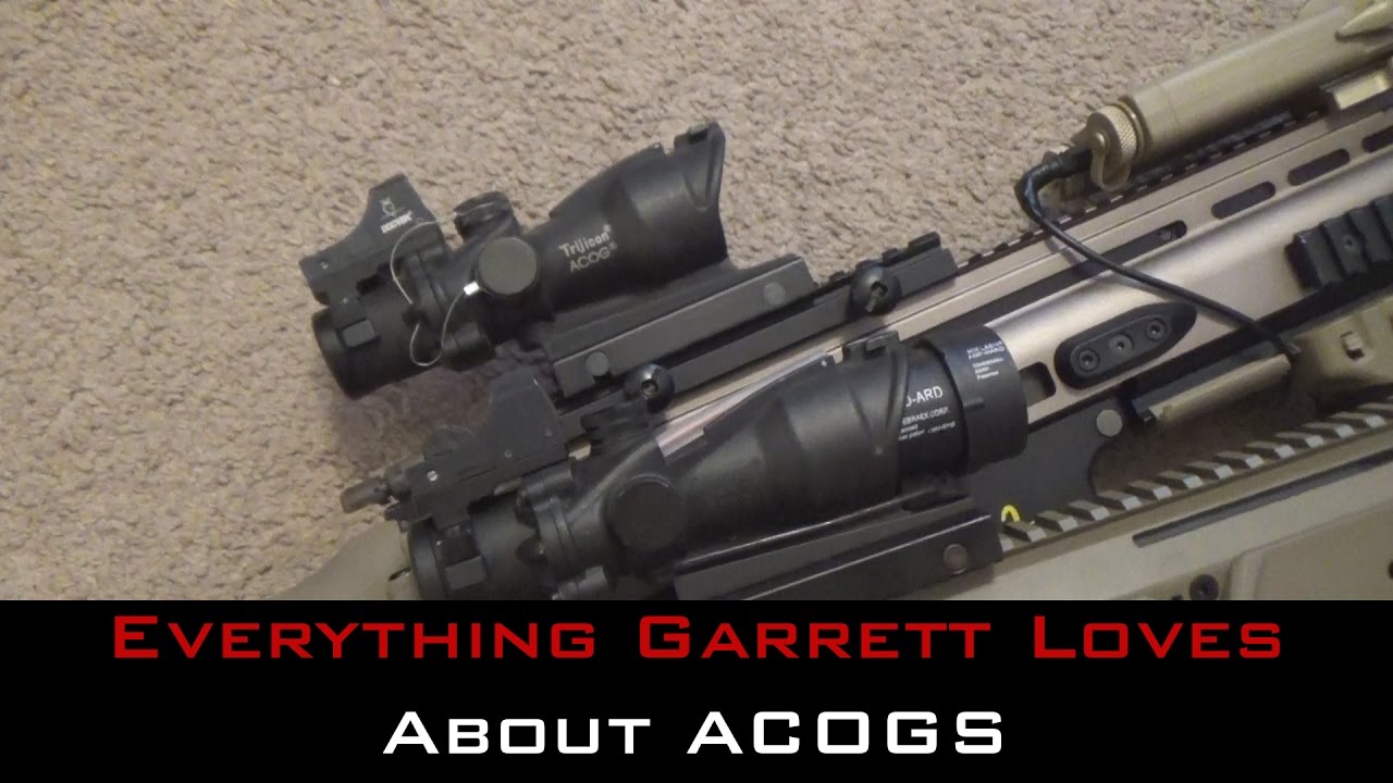 The Benefits Of ACOG Type Optics For Airsoft Gaming
