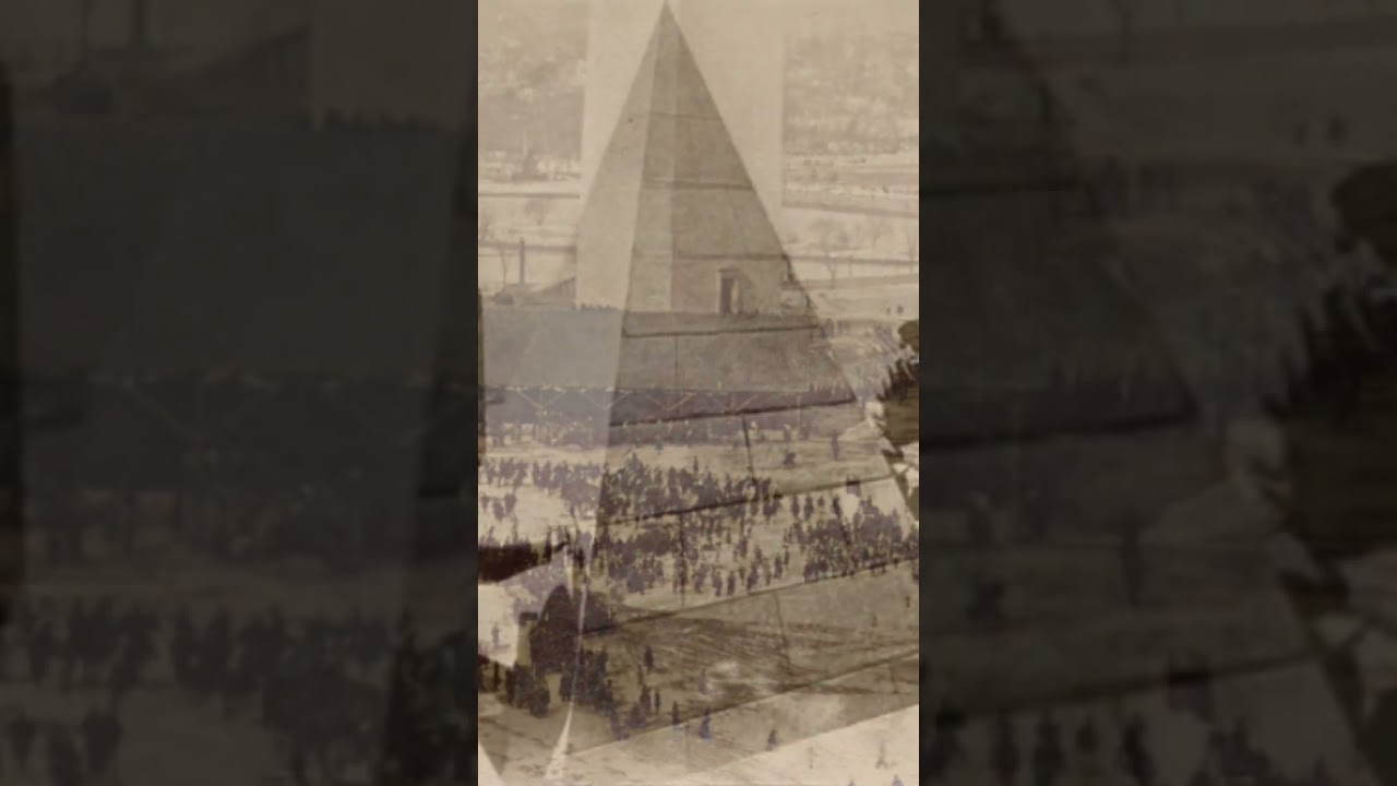 President Chester Arthur at dedication of the Washington Monument