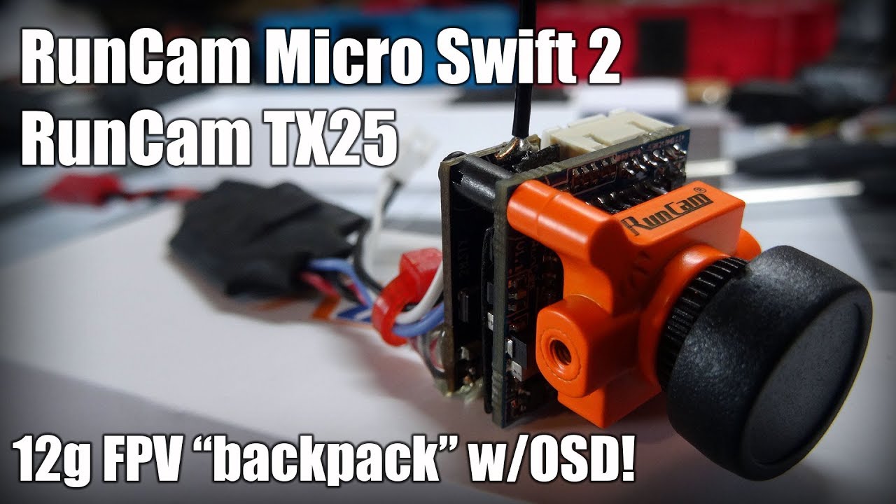 RunCam Micro Swift 2, TX25 25mW vTX