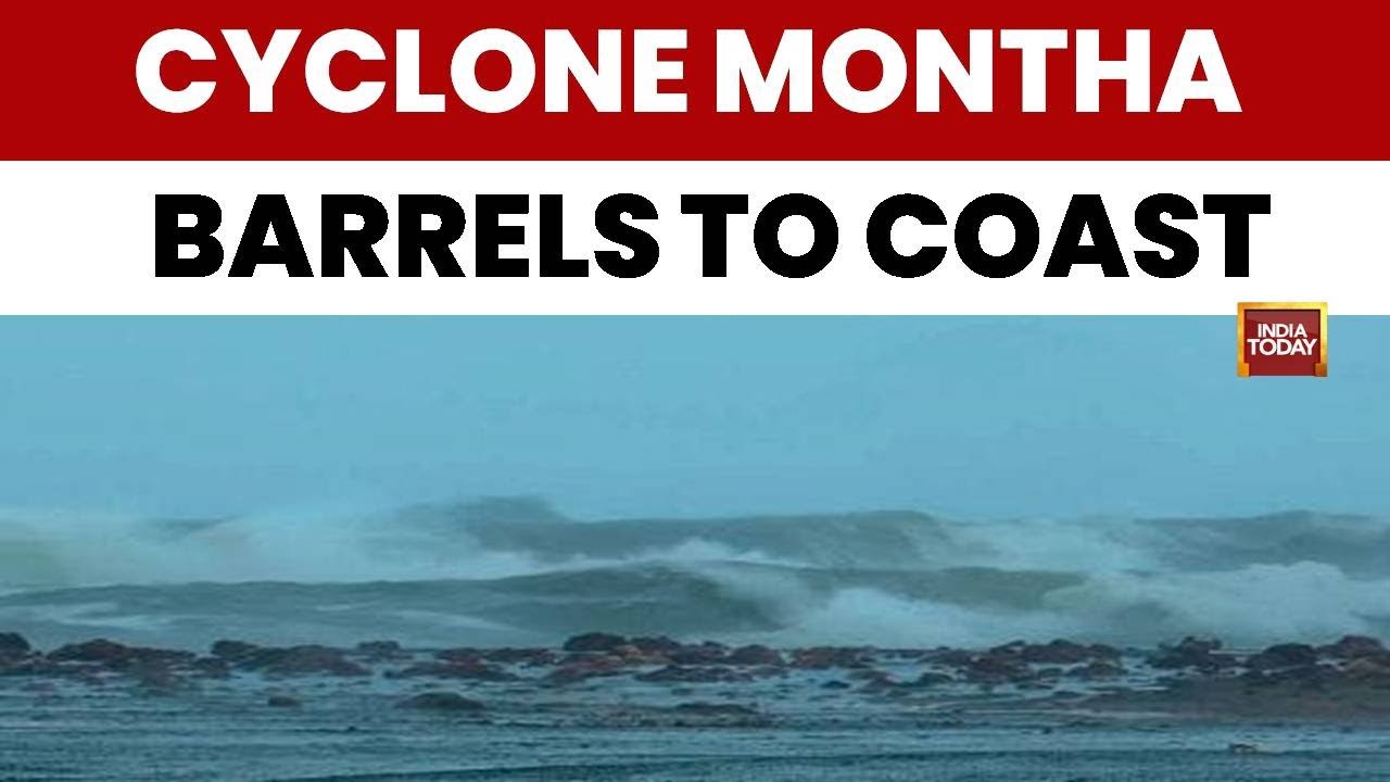 Cyclone Montha's Fury: Red Alert in Andhra, Odisha As Storm Heads Towards Coast