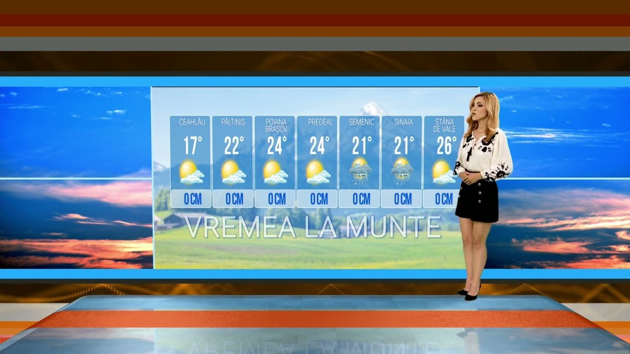 Rubrica Meteo TVR1 - 25 iunie, ora 14:00