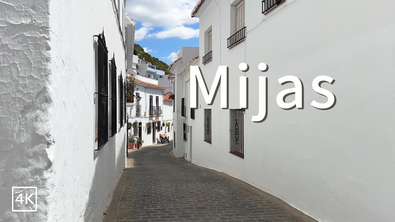 米哈斯：西班牙南部可愛的白色山城Mijas : Lovely white mountain town in southern Spain