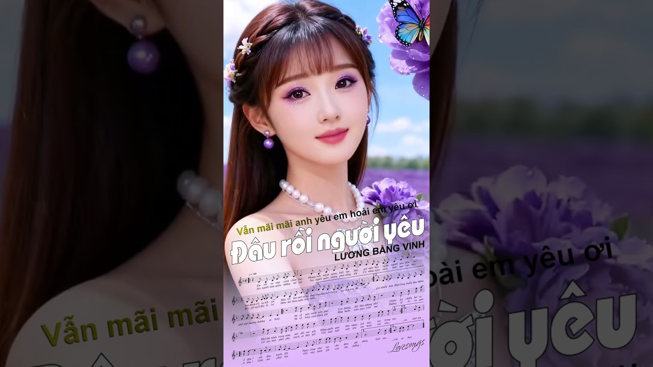 Đâu rồi người yêu – LƯƠNG BẰNG VINH – 04 Love songs Karaoke Phone 4K