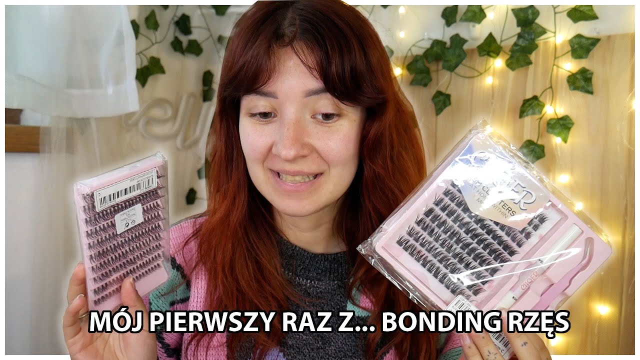 MÓJ PIERWSZY RAZ Z... BONDING RZĘS! 👁️