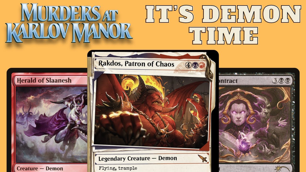 New Rakdos is a Demon Tribal POWERHOUSE| Rakdos, Patron of Chaos EDH Deck Tech |