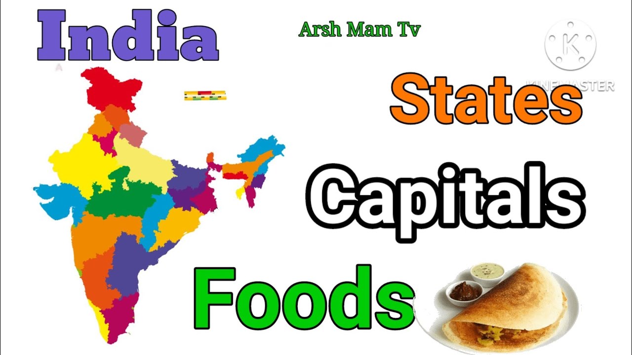 Indian states capital and food || Indian states famous food with images #indiastates #statesfood