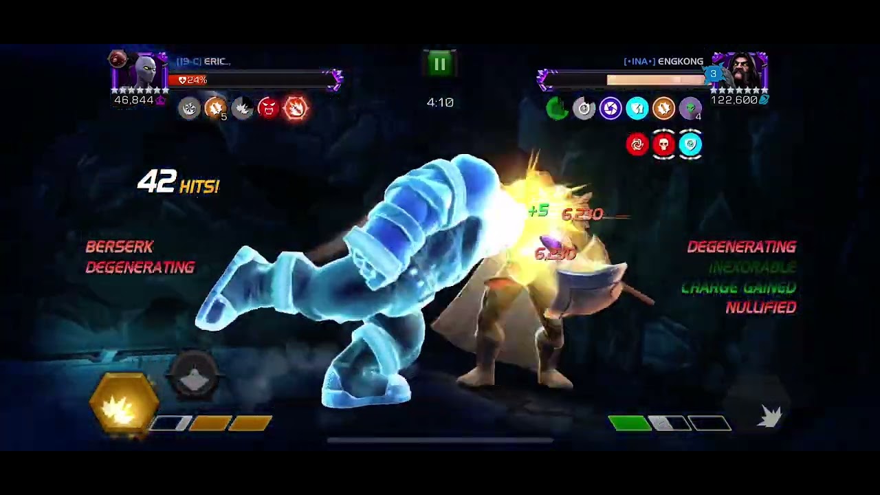 MCOC AW - Tile 48 Rank 4 Serpent Solo with Rank 4 White Tiger