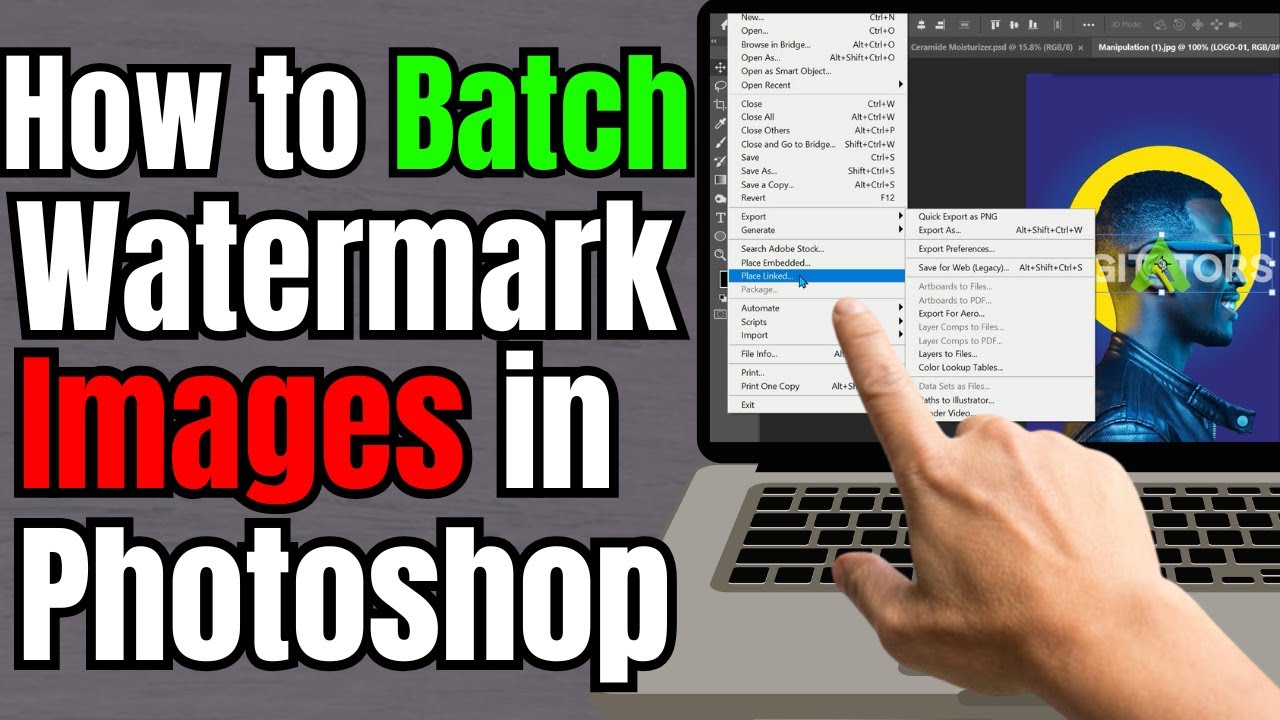 How to Batch Watermark Images in Photoshop