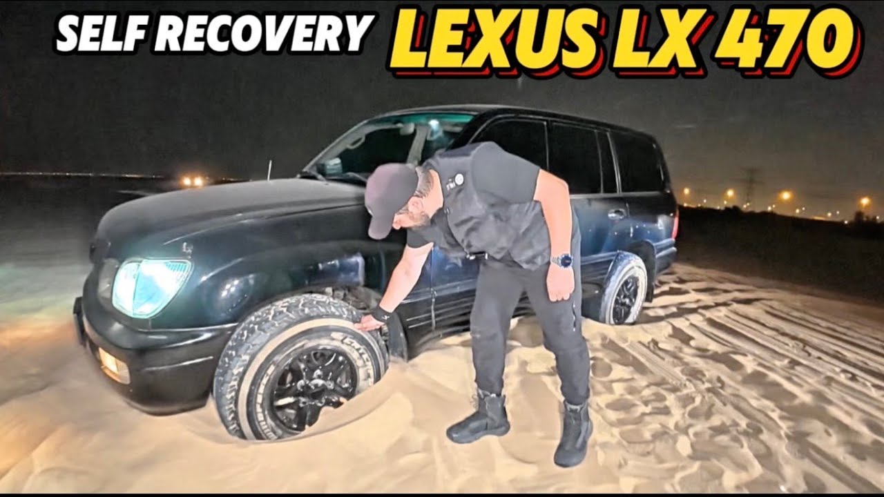 Lexus LX470 застрял глубоко в песке и выкарабкался самостоятельно #carstuckinsand #lexus #lexuslx470