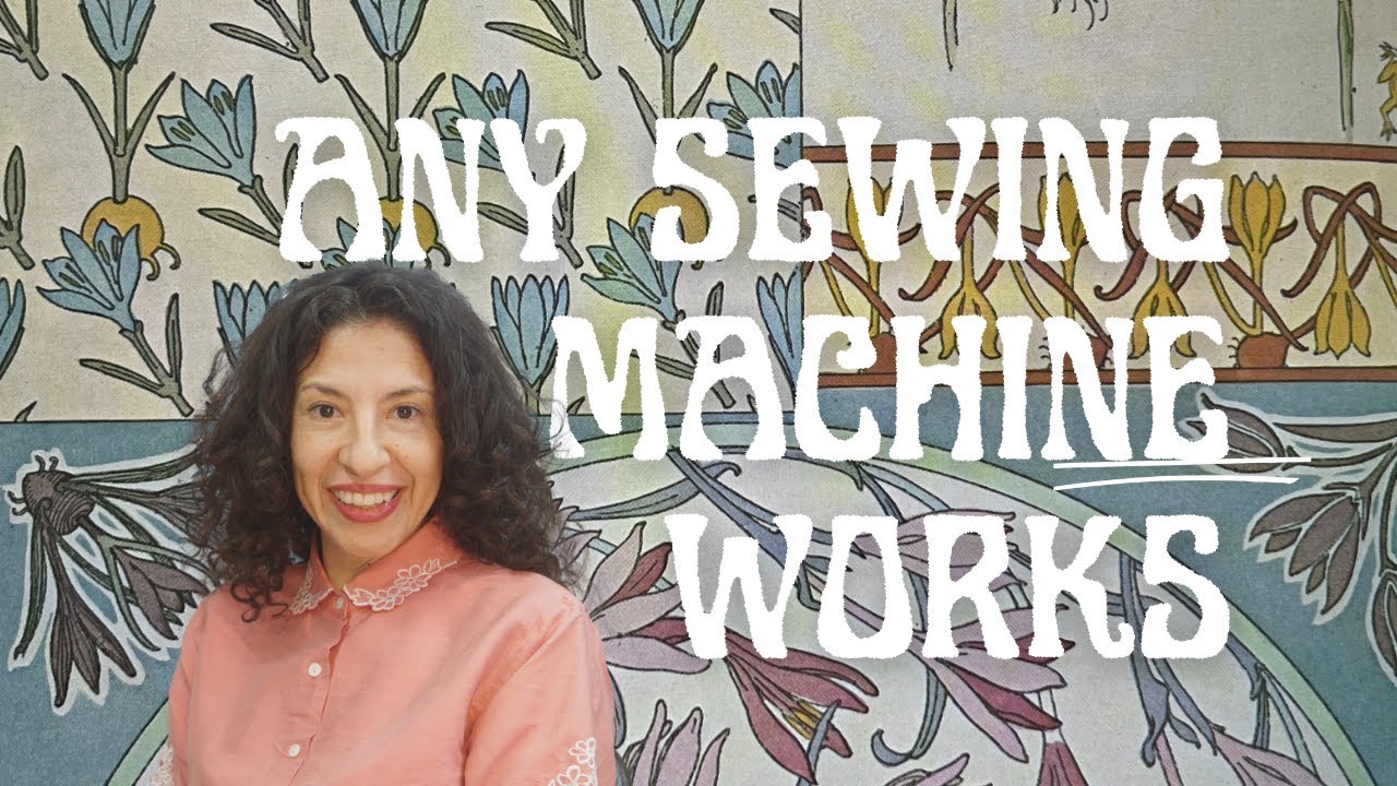 Art Nouveau embroidery on a regular sewing machine