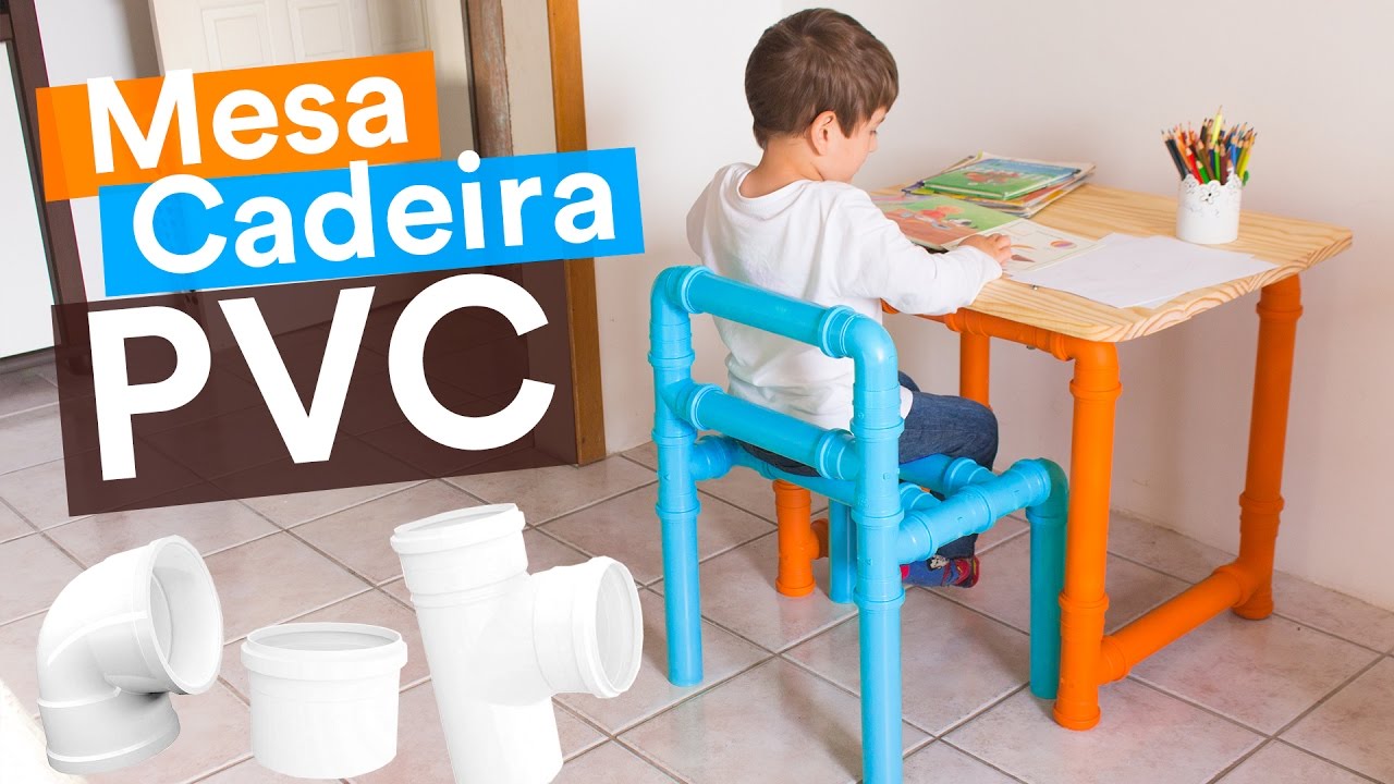 DIY - MESA & CADEIRA de PVC #DesafioTigre