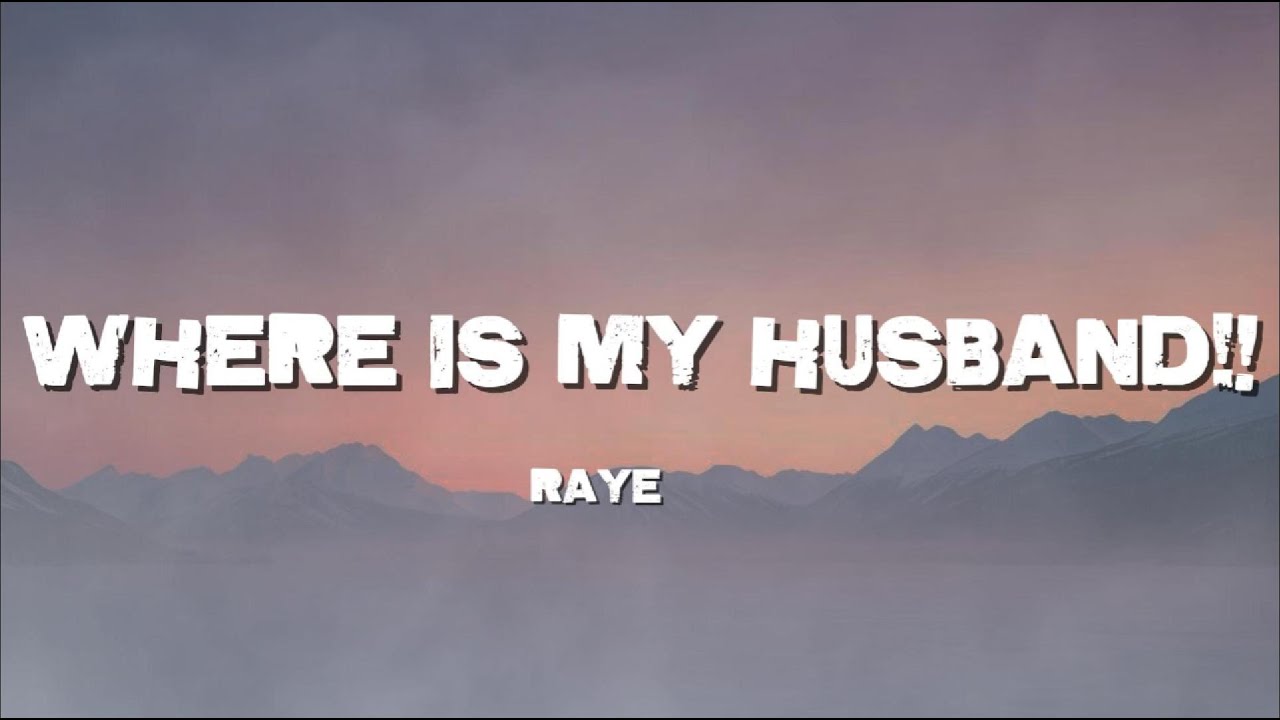 WHERE IS MY HUSBAND! by Raye