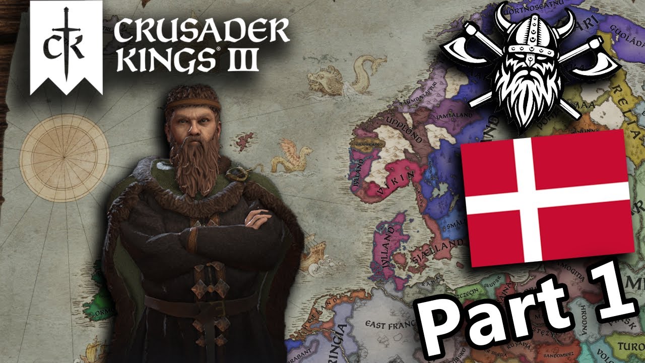 Forming the North Sea Empire in Crusader Kings 3 (Denmark Crusader Kings 3 Lets Play Part 1)
