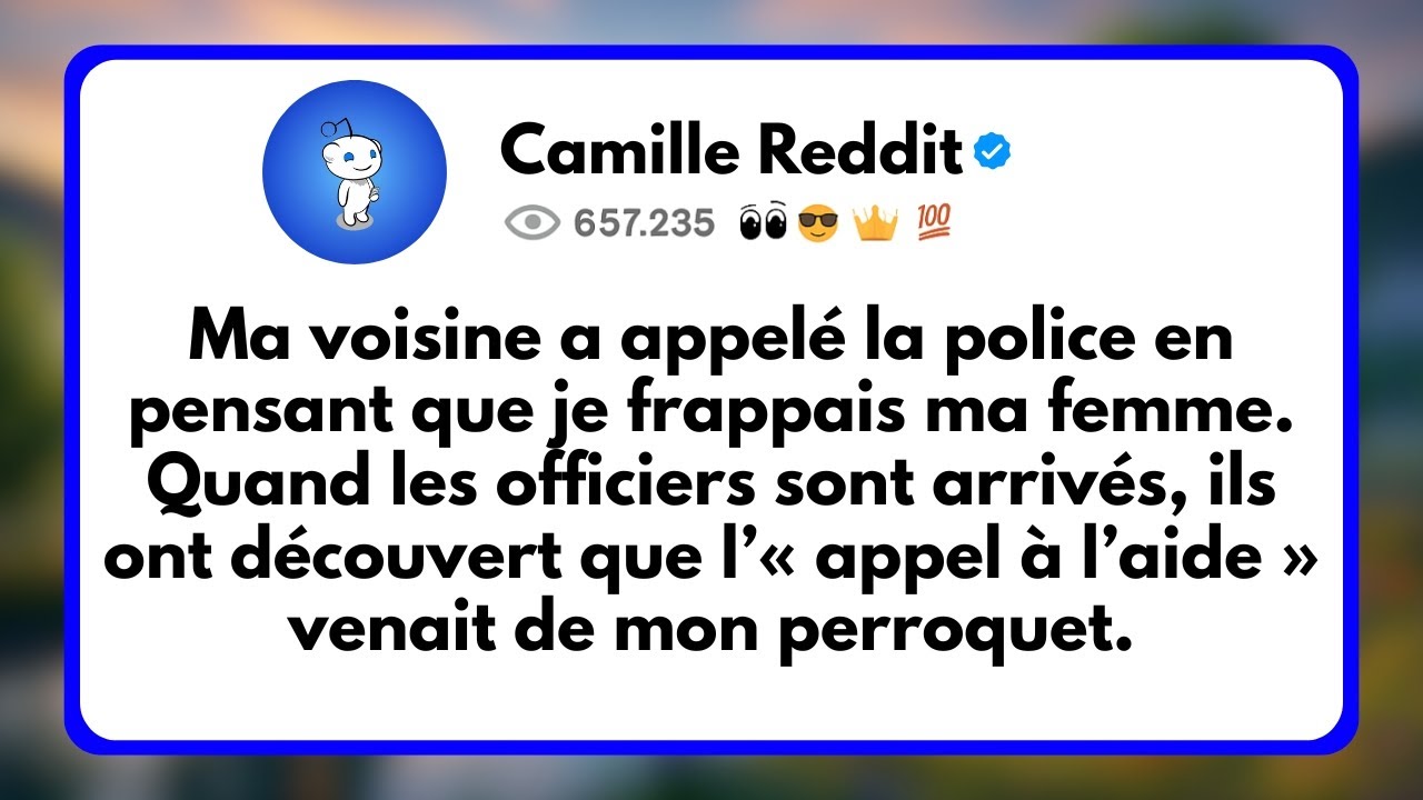 Ma Voisine a Appelé la Police en Pensant que je Frappais ma Femme. Quand les Officiers sont...